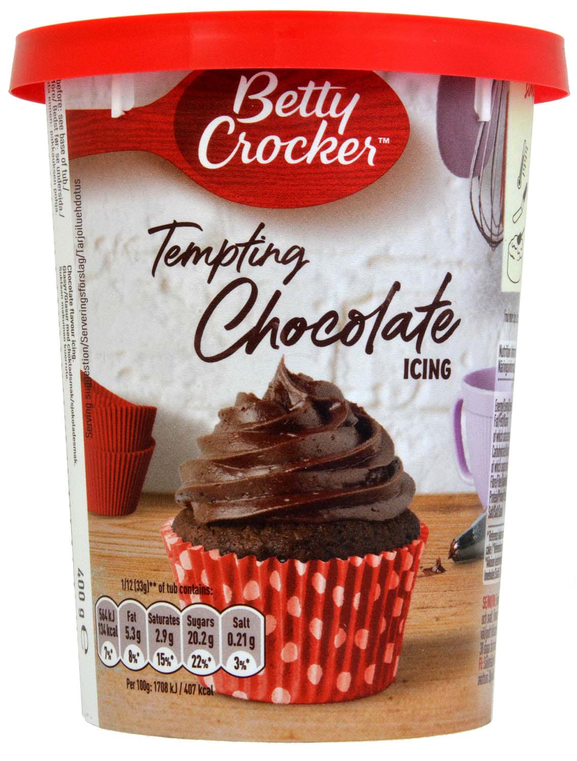 Picture of Betty Crocker Tempting Chocolate Icing 400g
