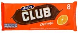 Bild von McVities Orange Club 8 Riegel
