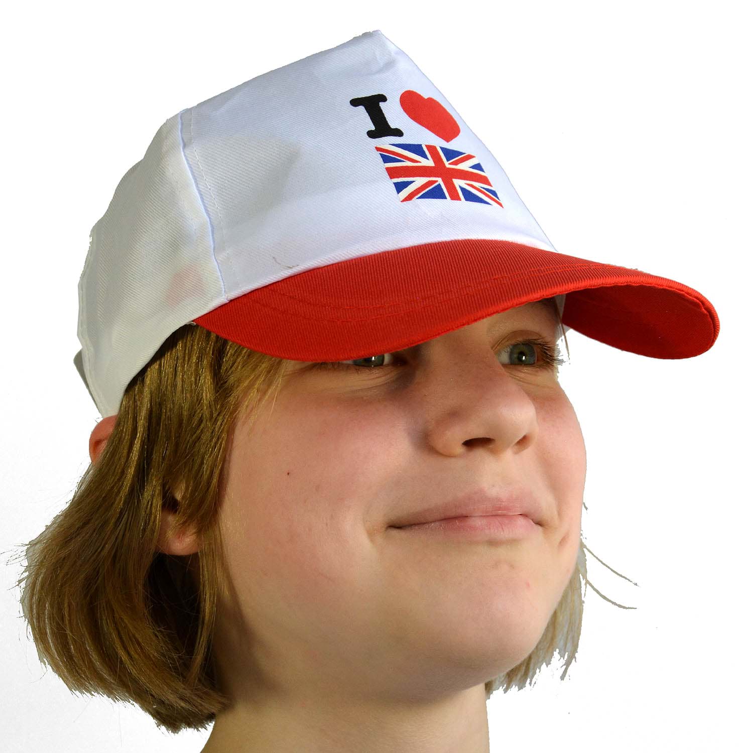 Picture of Baseball Cap I Love Great Britain White