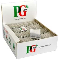 Bild von PG Tips 100 One Cup Tea Bags with Tags 250g
