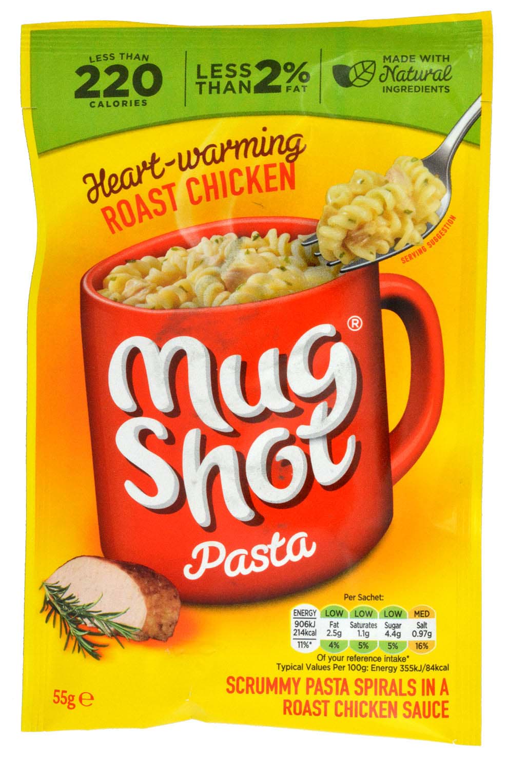 Picture of Mug Shot Roast Chicken Pasta 55g