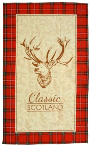 Bild von Classic Scotland Stag Tea Towel