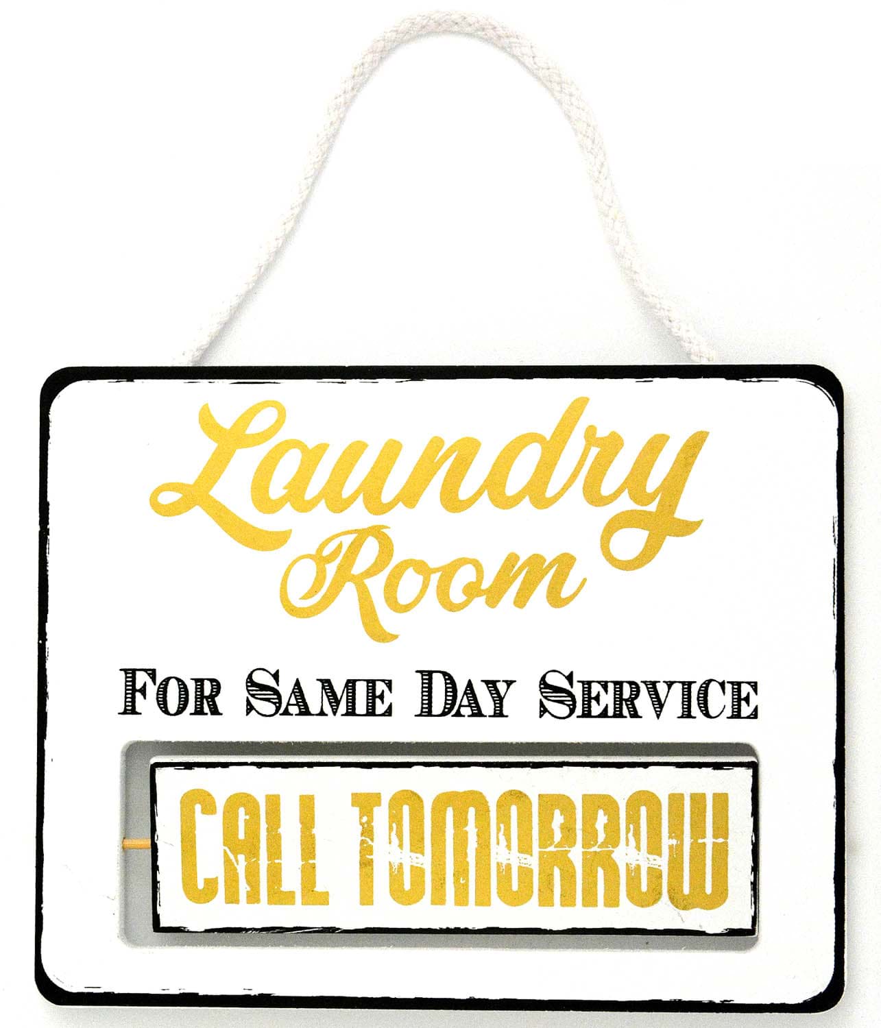 Picture of Rotating Sign "Laundry Room", approx. 20cm x 16cm