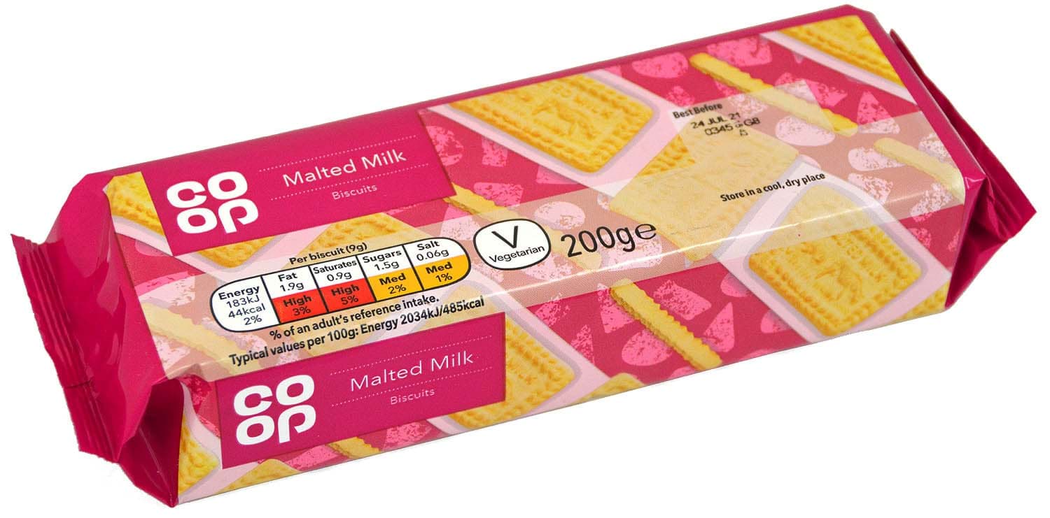 Picture of Co-op Malted Milk Biscuits 200g
