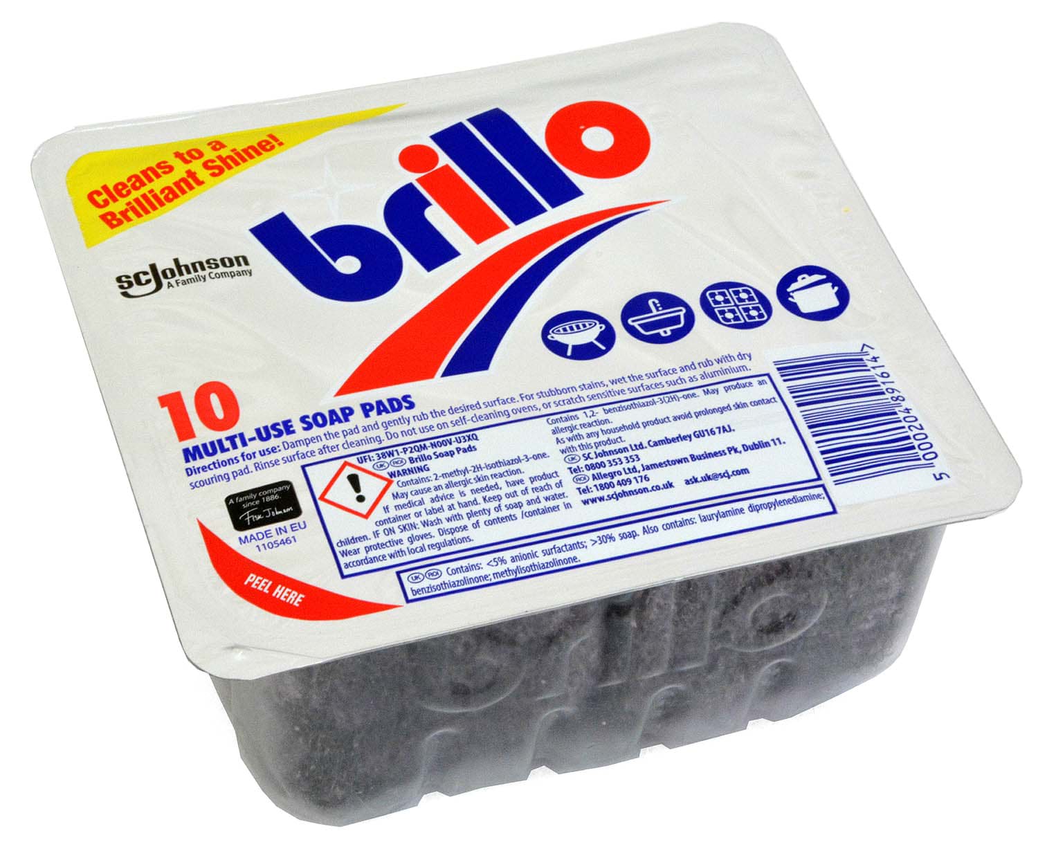 Picture of Brillo 10 Multi-Use Soap Pads